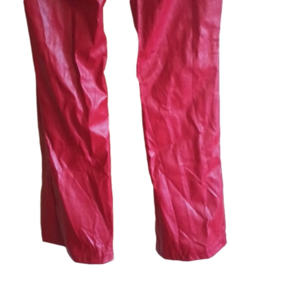 Lace up red pants. Unknown source. Size large.Good used condition, no flaws - Picture 6 of 14